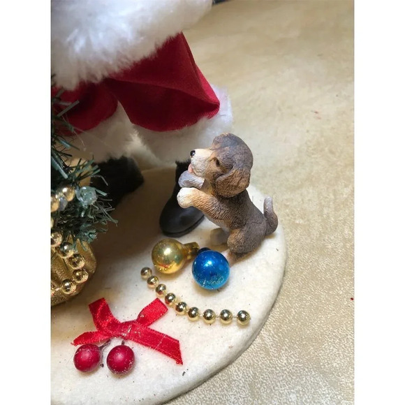 Possible Dreams Santa Claus with Christmas Tree & Puppy Figurine Holiday Decor - Picture 5 of 9